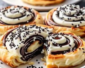 Oreo-Stuffed Cinnamon Rolls