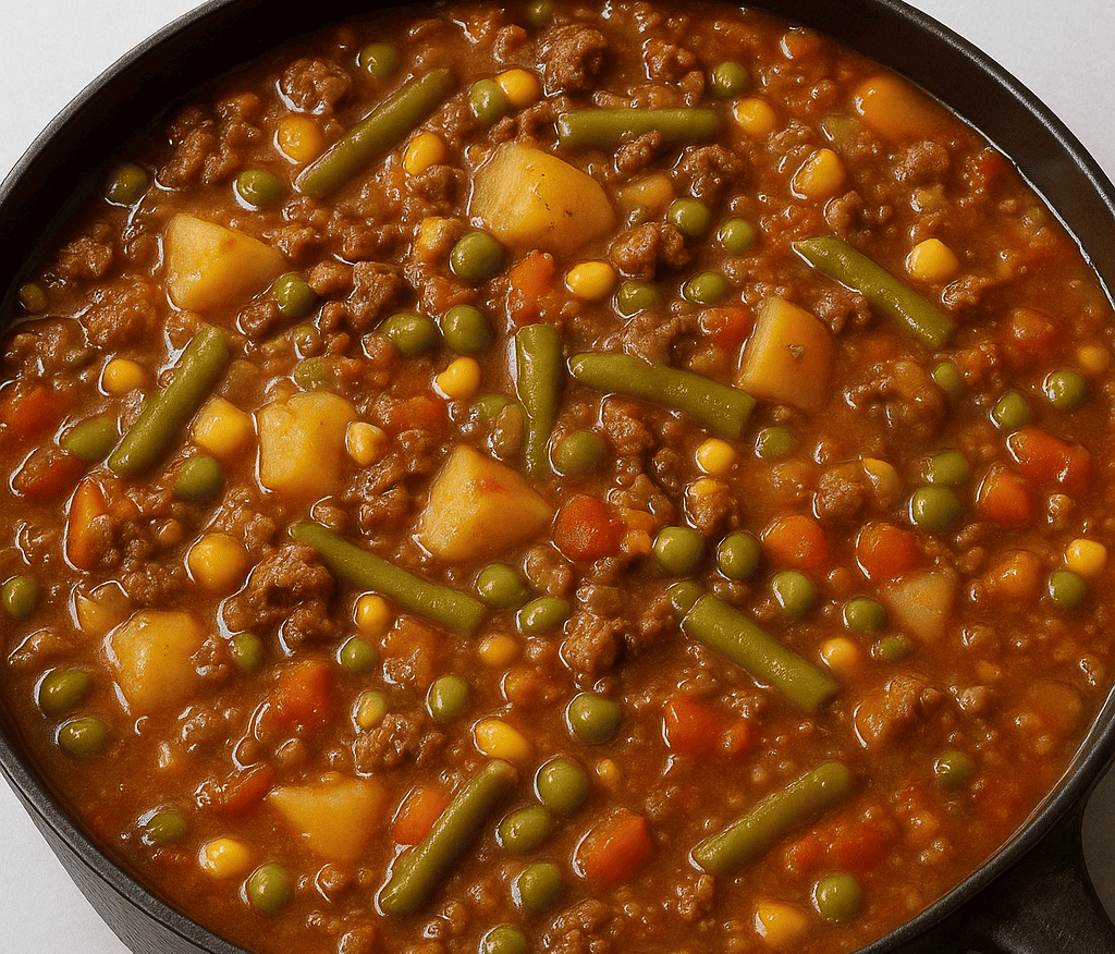 Ground Beef & Vegetable Skillet