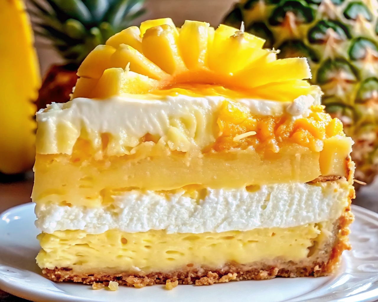Pineapple Heaven Cheesecake