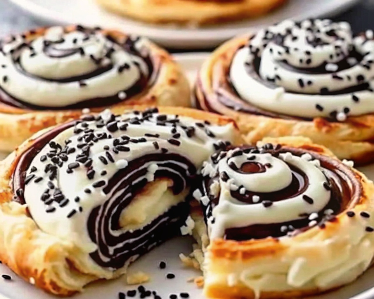 Oreo-Stuffed Cinnamon Rolls