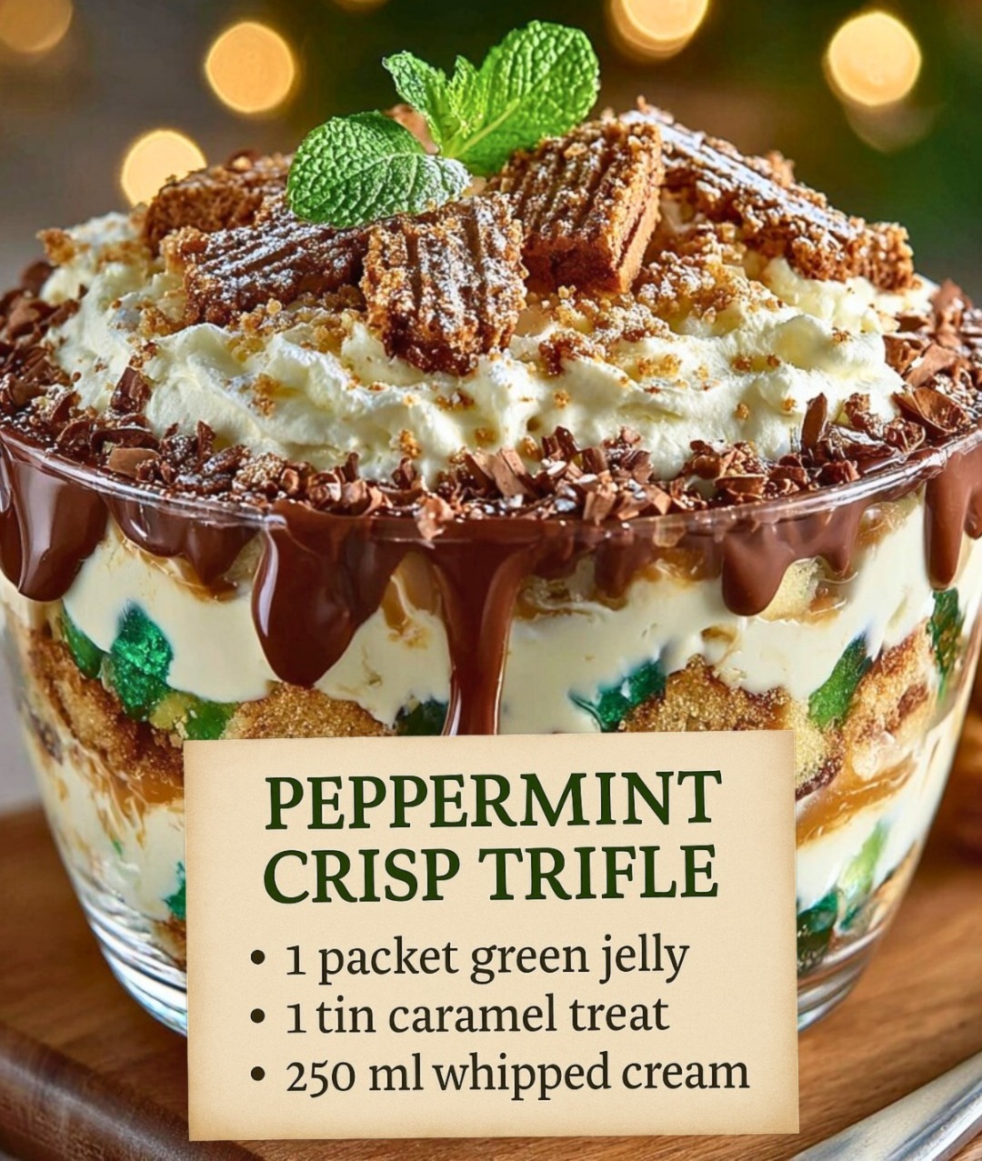Peppermint Crisp Trifle Delight