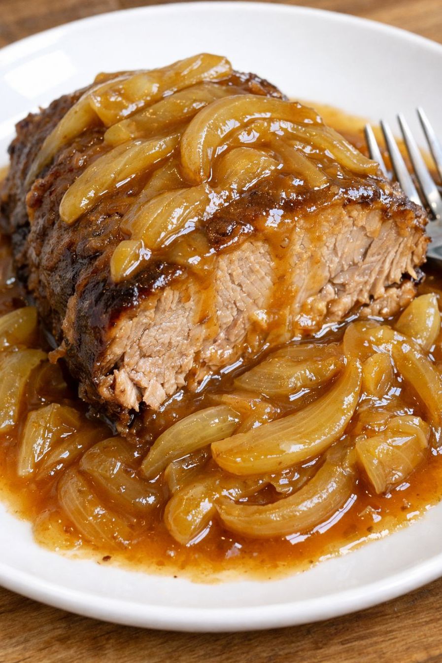 Amish Onion Gravy Pork Roast