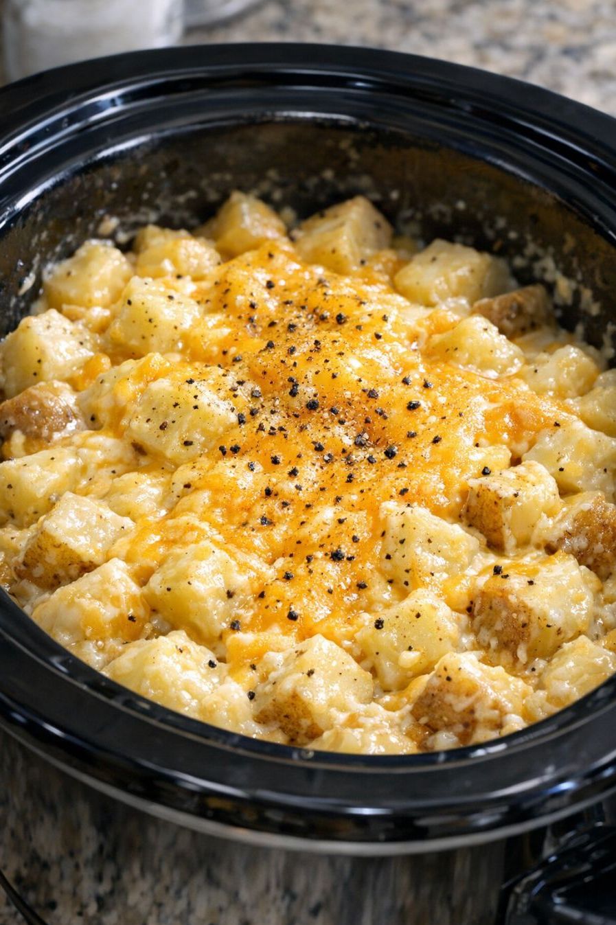 Slow Cooker Cheesy Potatoes
