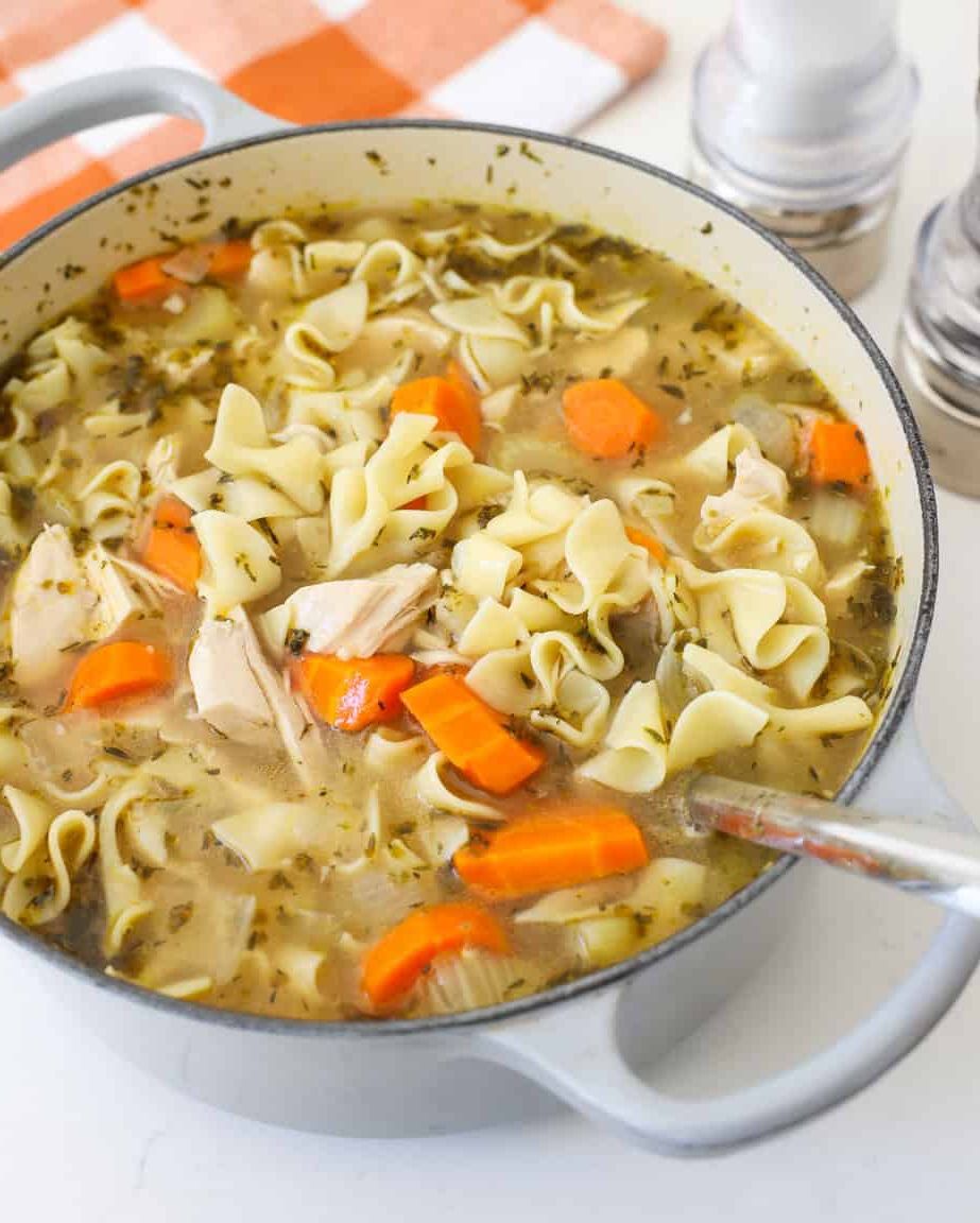 Rotisserie Chicken Noodle Soup Recipe