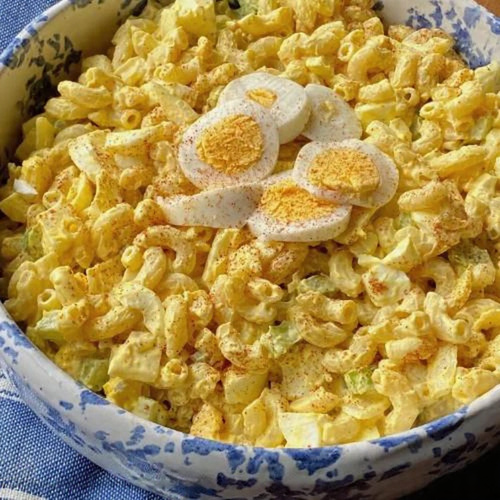 Deviled Egg Macaroni Salad