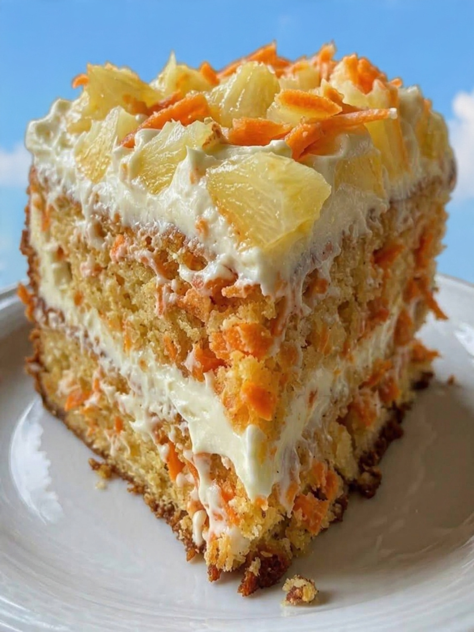 Hawaiian Carrot Pineapple Cake
