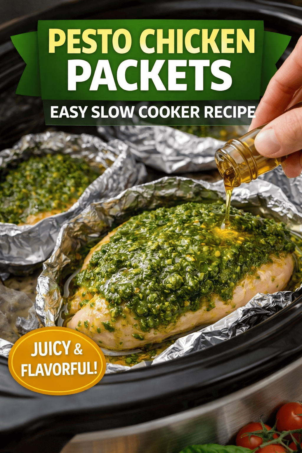 Pesto Chicken Packets recipe