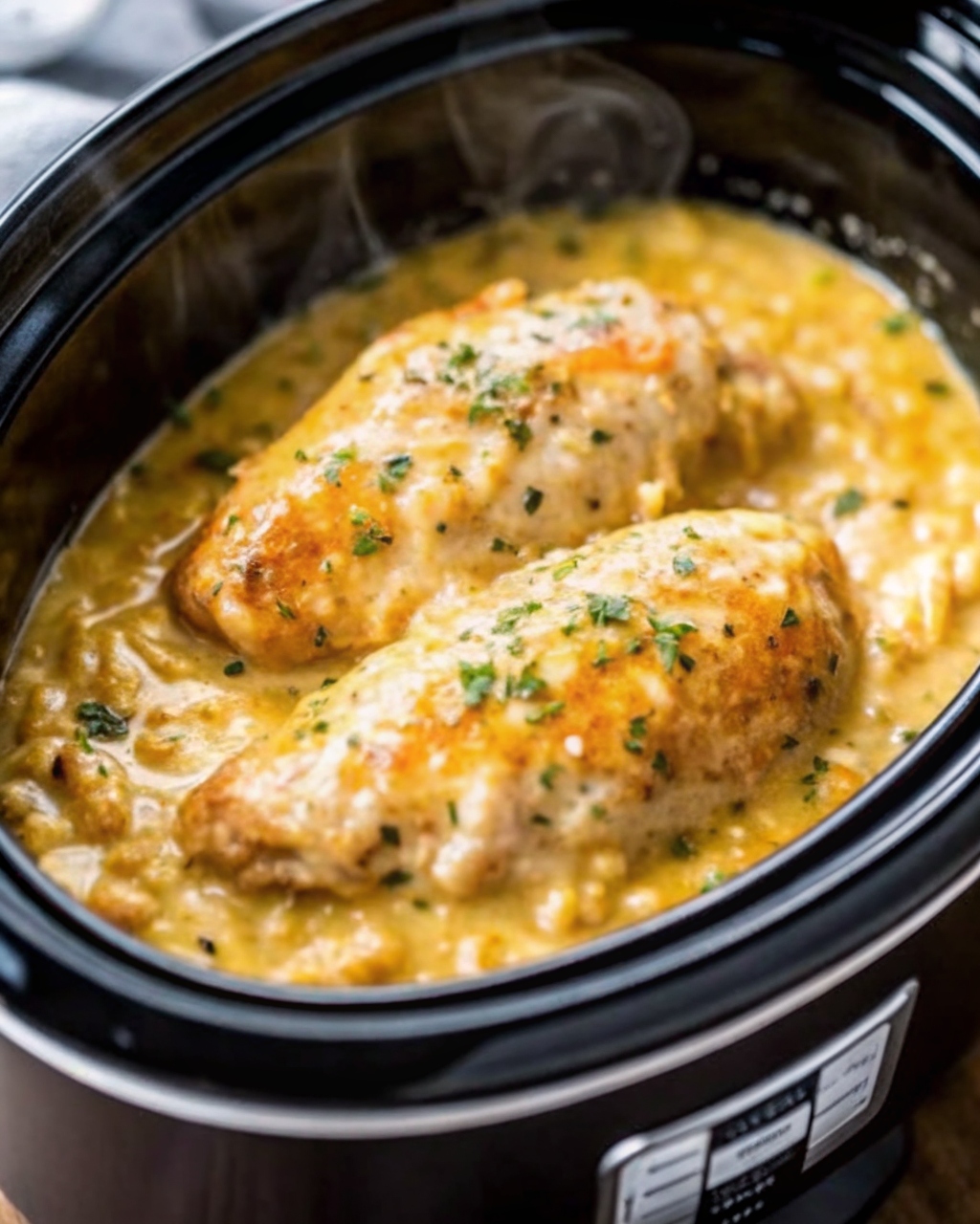 Slow Cooker Angel Chicken