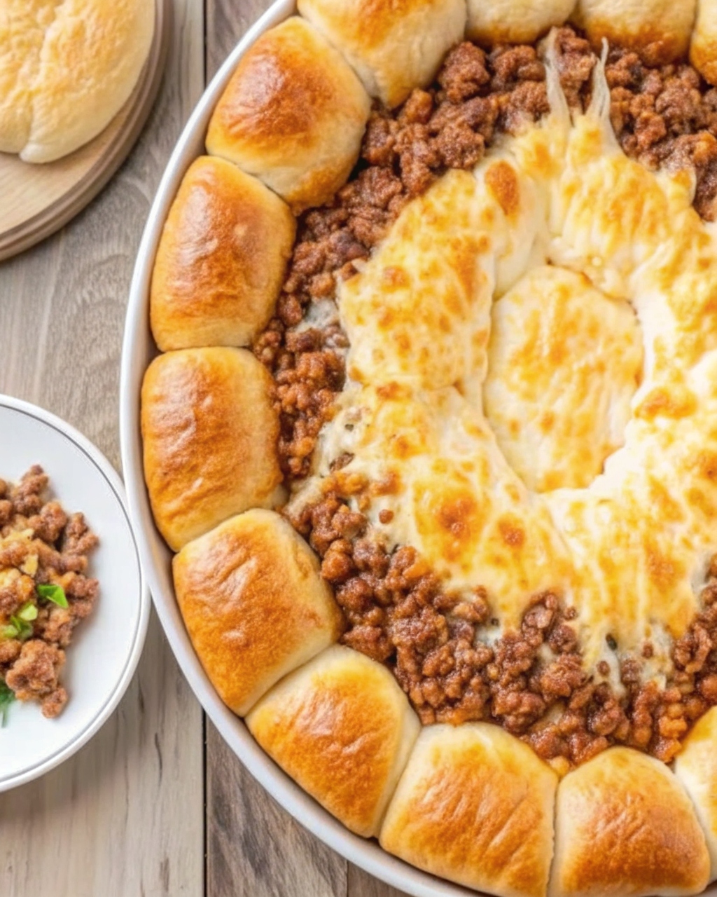 Cheesy Taco Crescent Pie