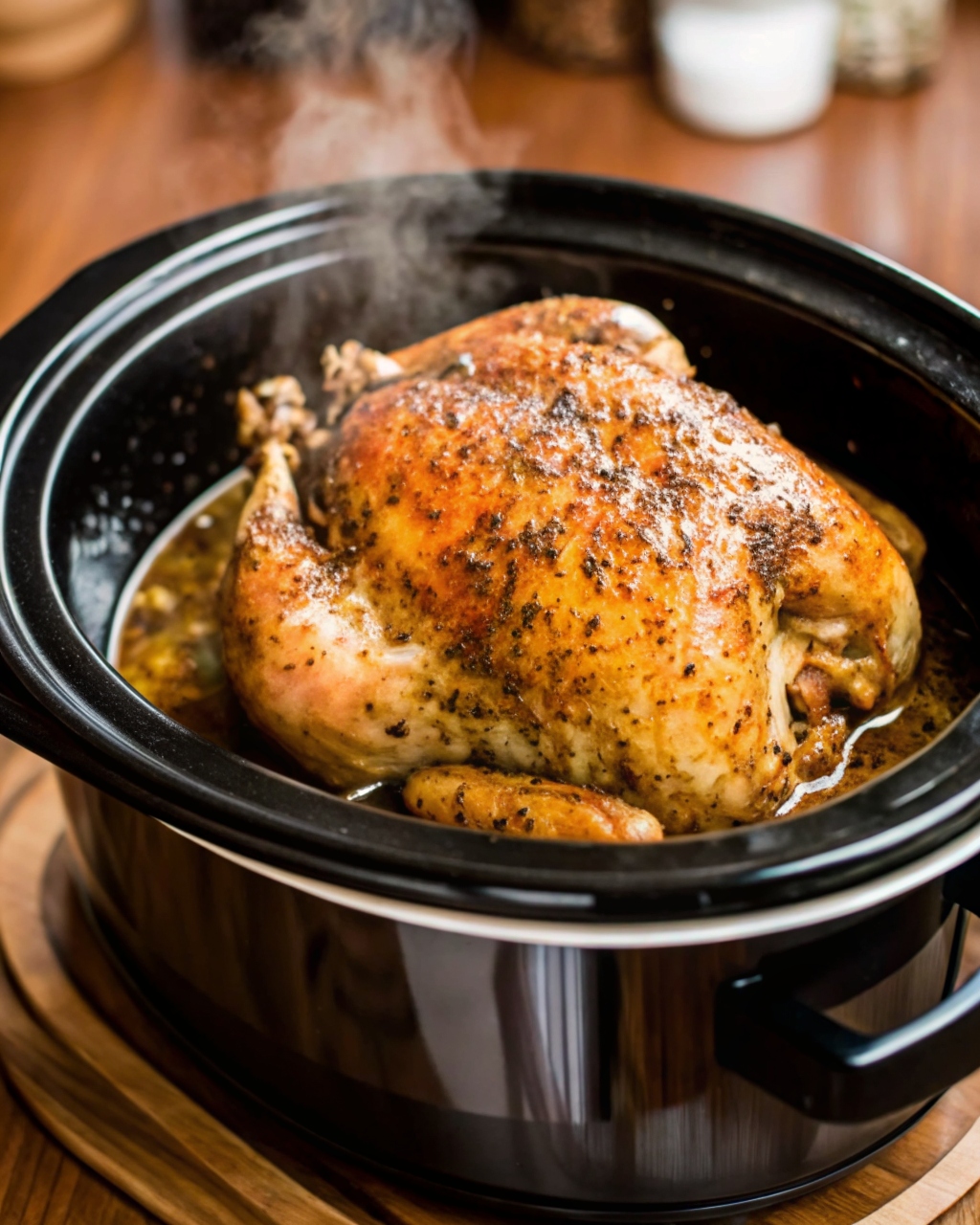 Slow Cooker Whole Chicken