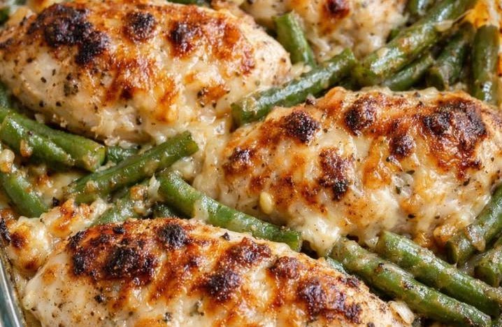 Amish Chicken and Green Bean Bake