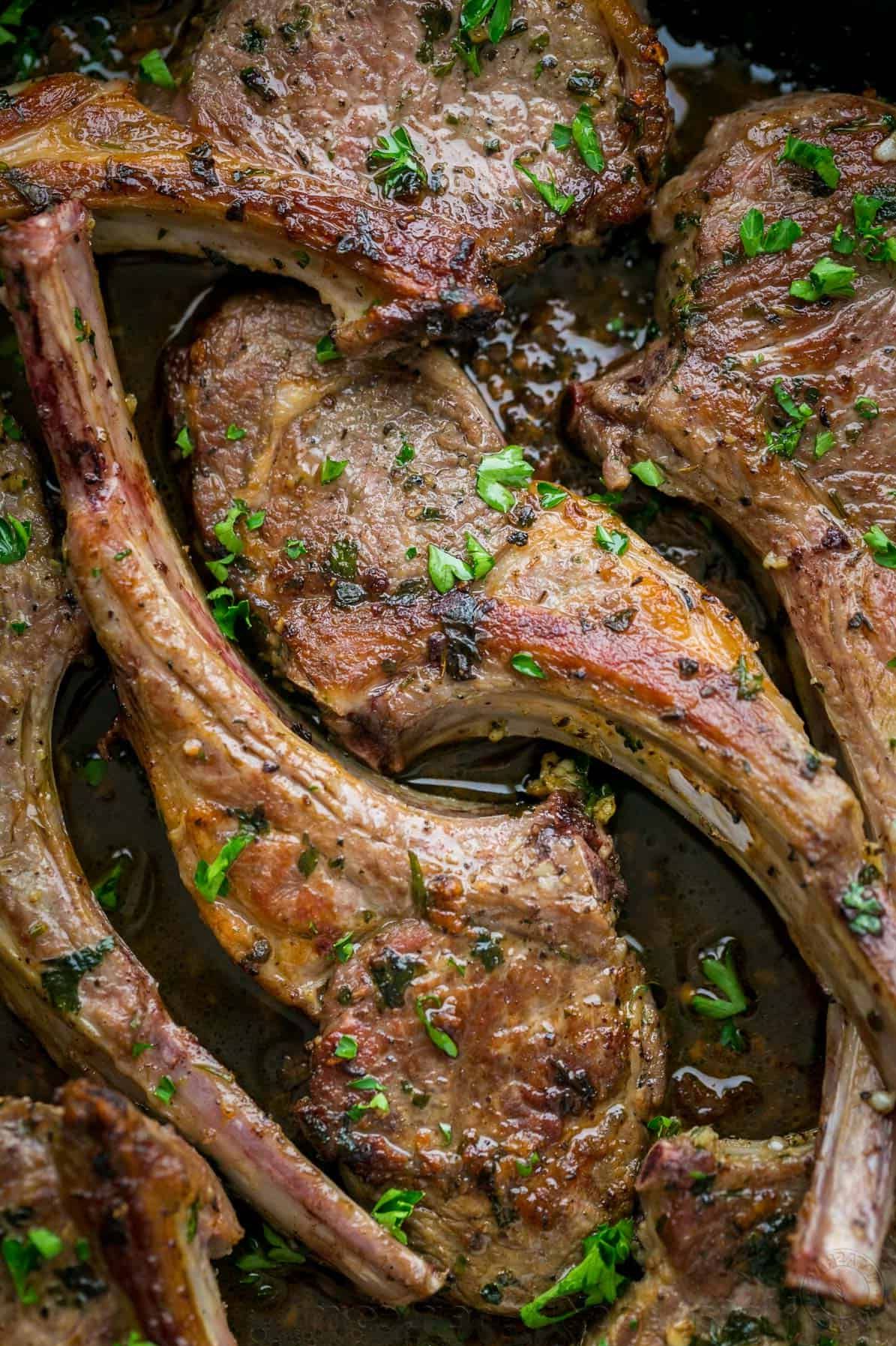 Garlic and Herb Crusted Lamb Chops