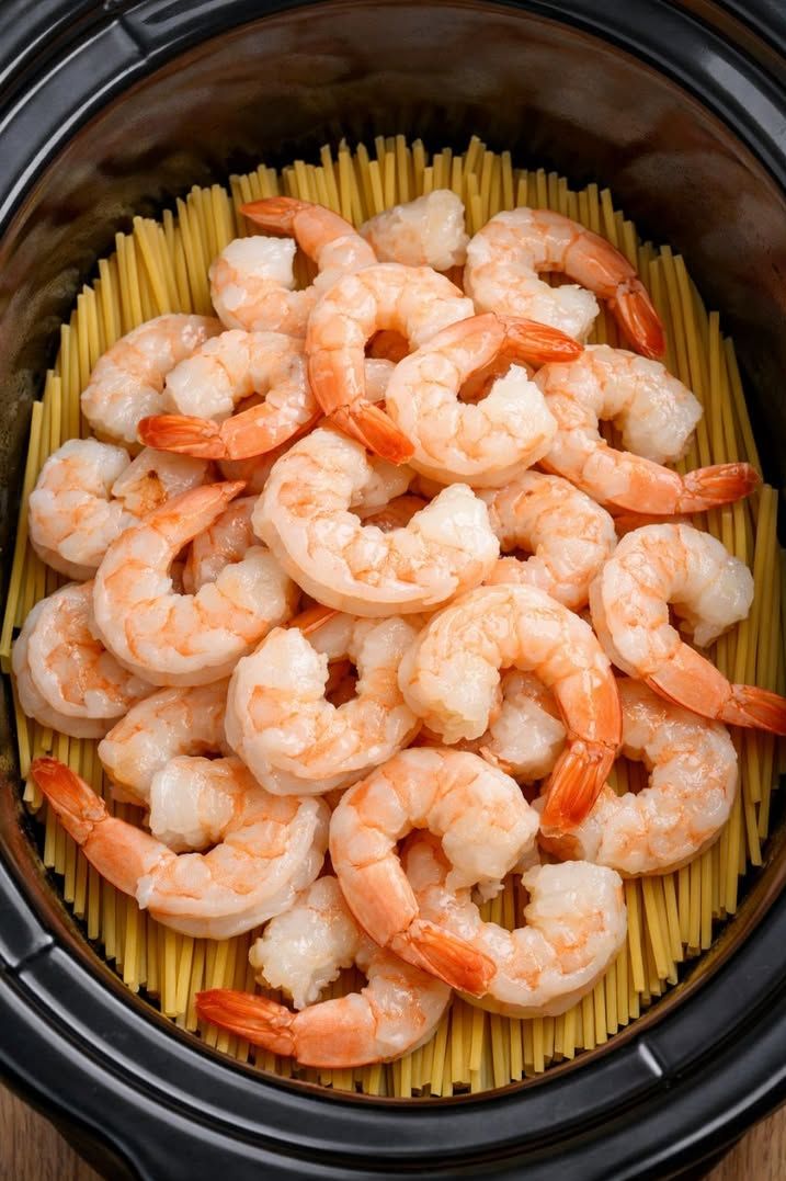 Garlic Butter Shrimp Linguine