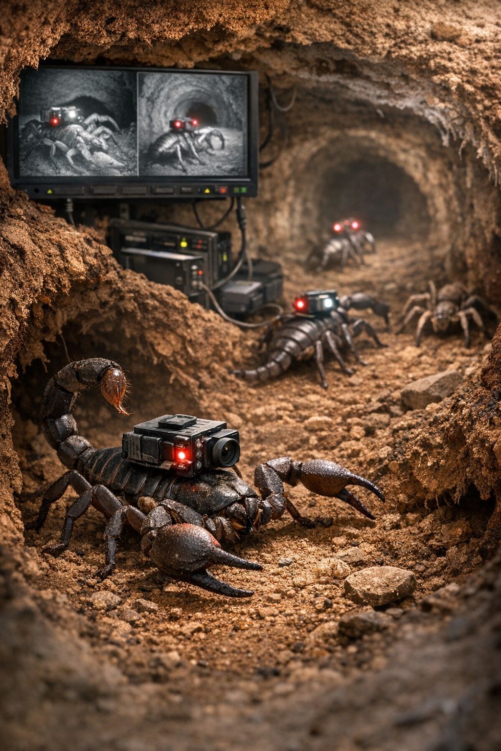 scorpions with cameras