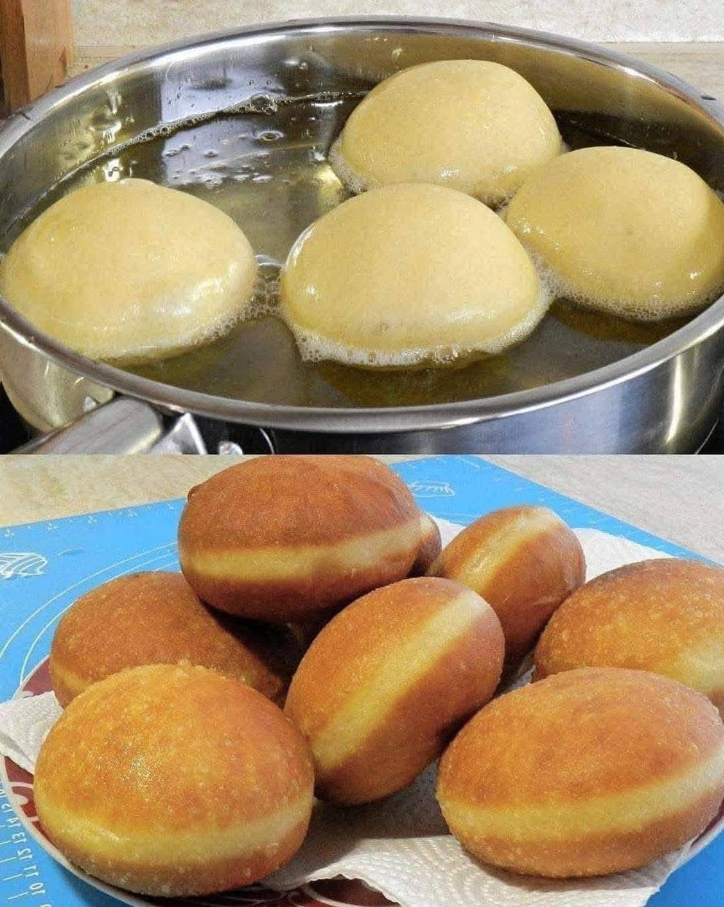 homemade fried doughnuts