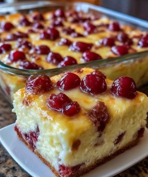 Cherry Cheesecake Bars