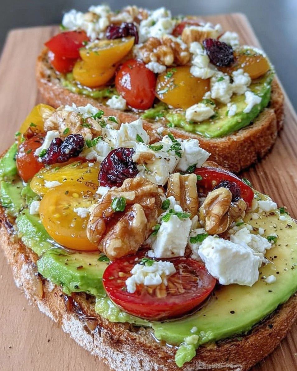 Avocado Toast with Feta