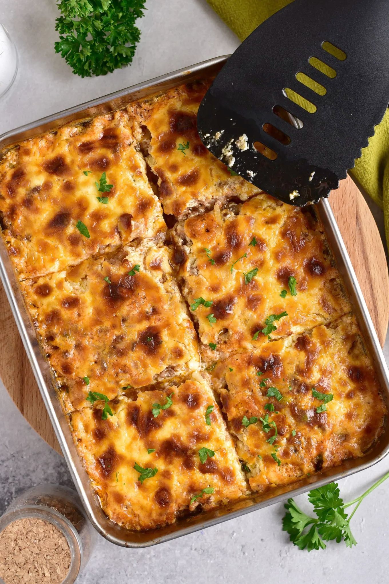 Cheesy Ground Beef Rice Casserole