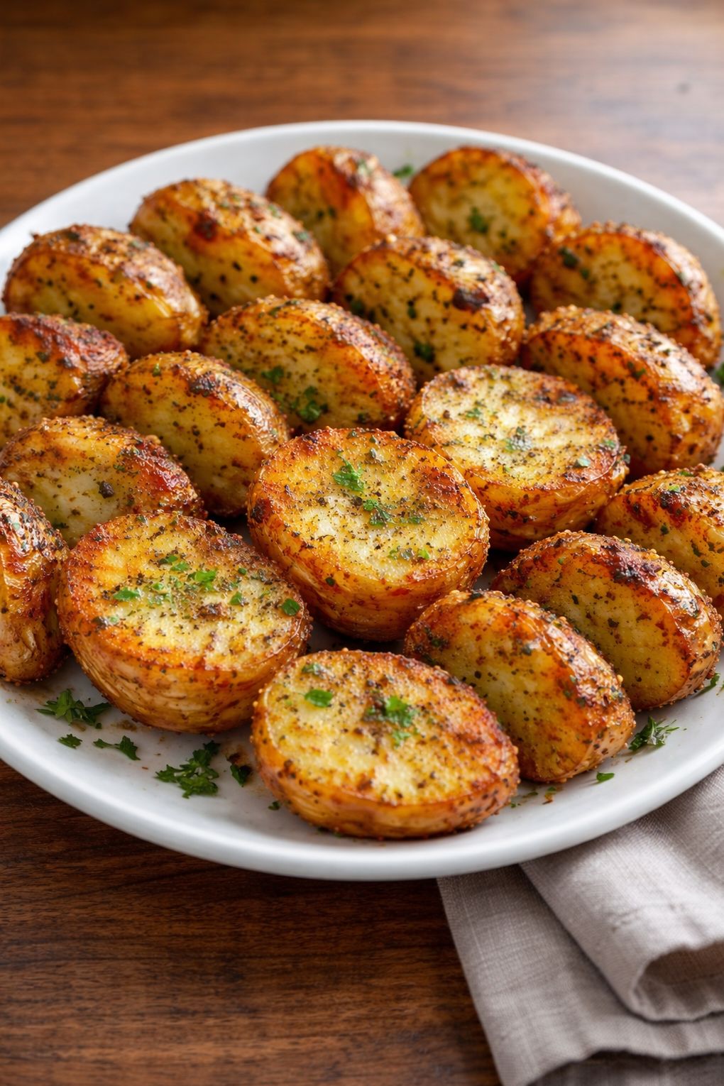 Air Fryer Sliced Potatoes