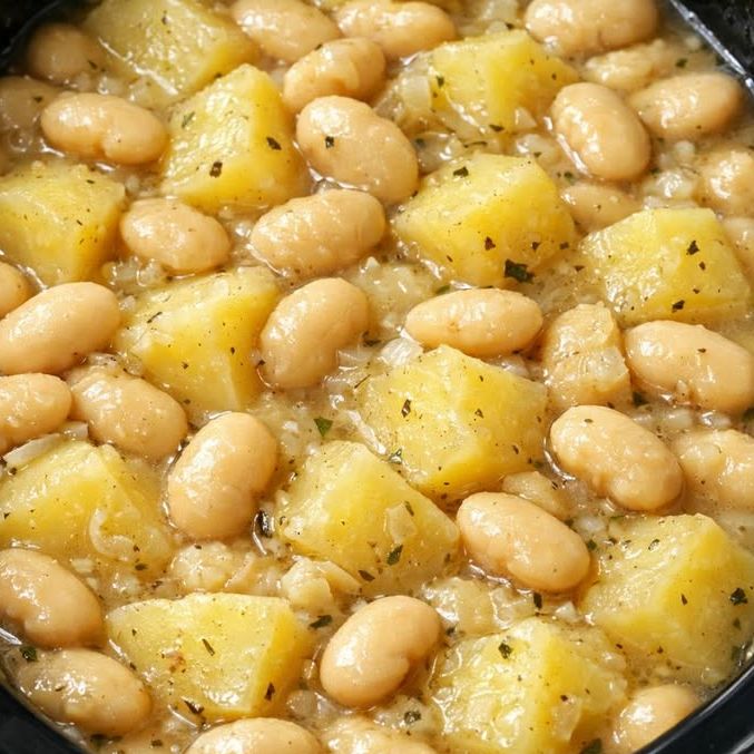 Poor Man’s Potato and Butter Beans 