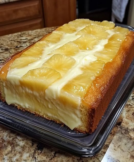 Pineapple Cream Cheese Pound Cake
