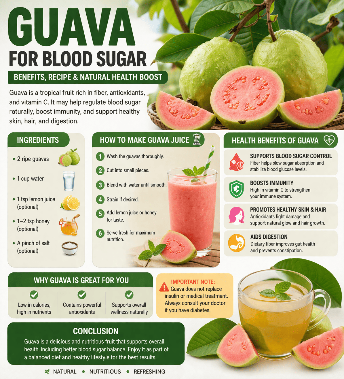 Guava for Health: Benefits, Recipe & How It Supports Blood Sugar ...