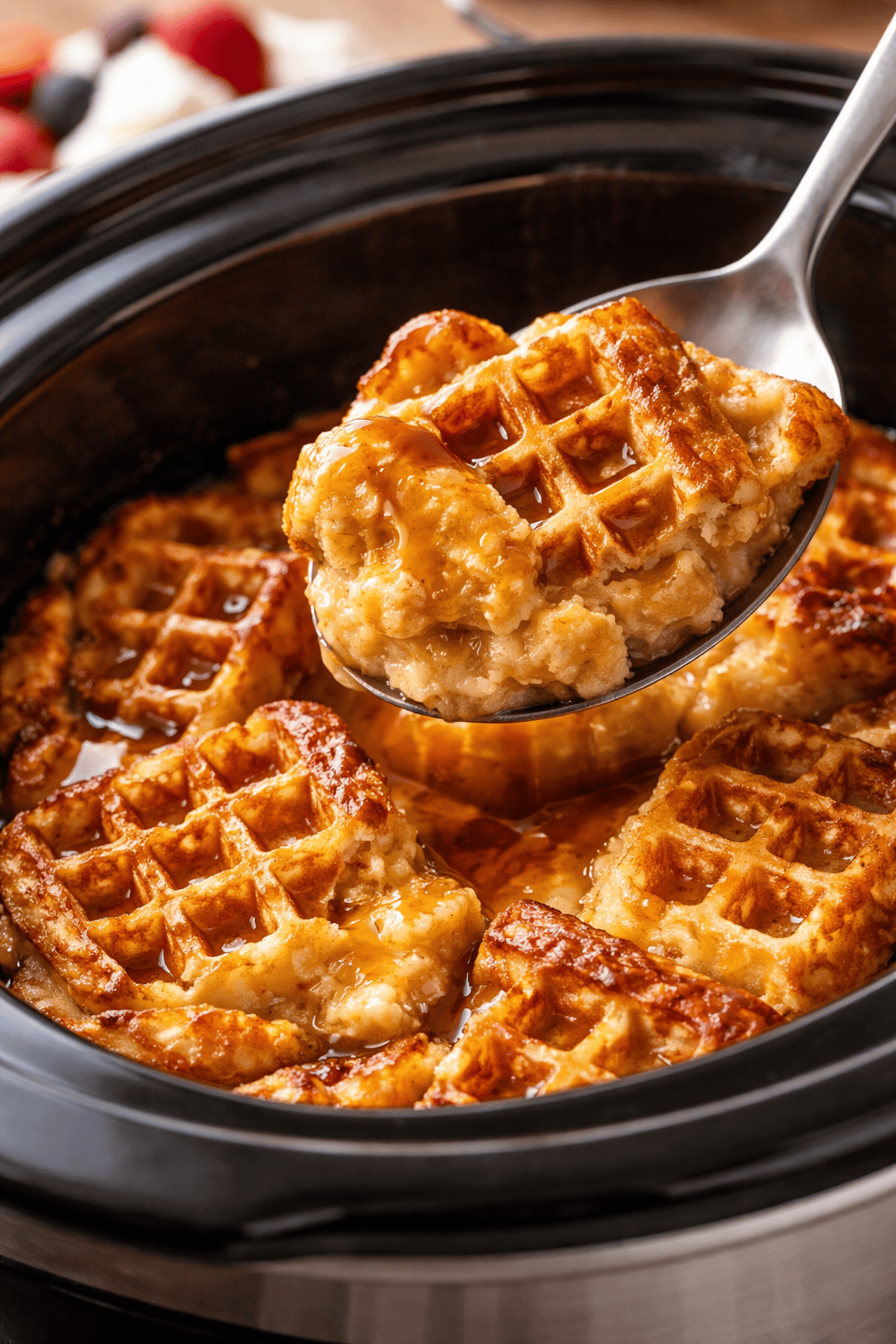 Waffle Pudding Recipe