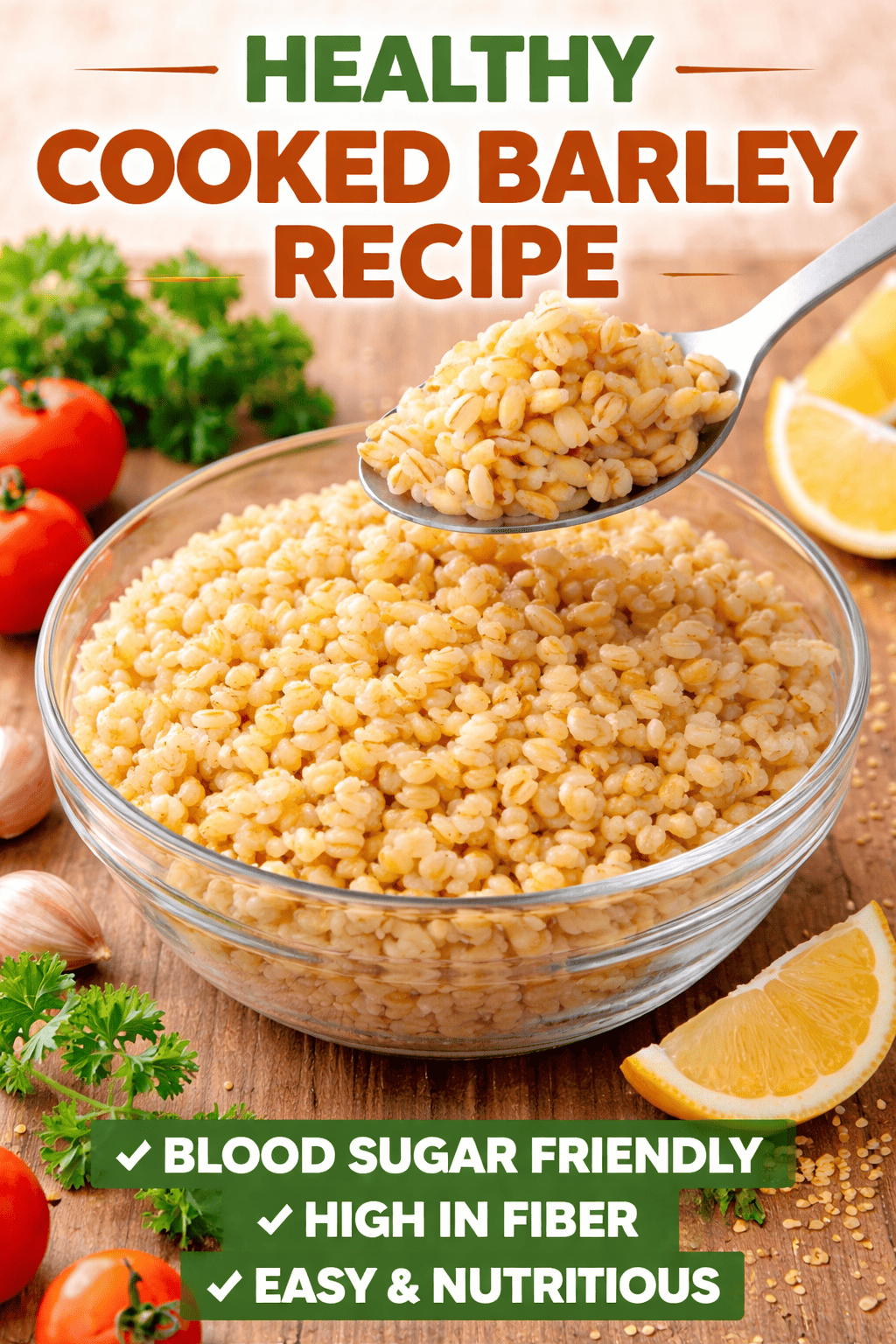 Cooked Barley Recipe