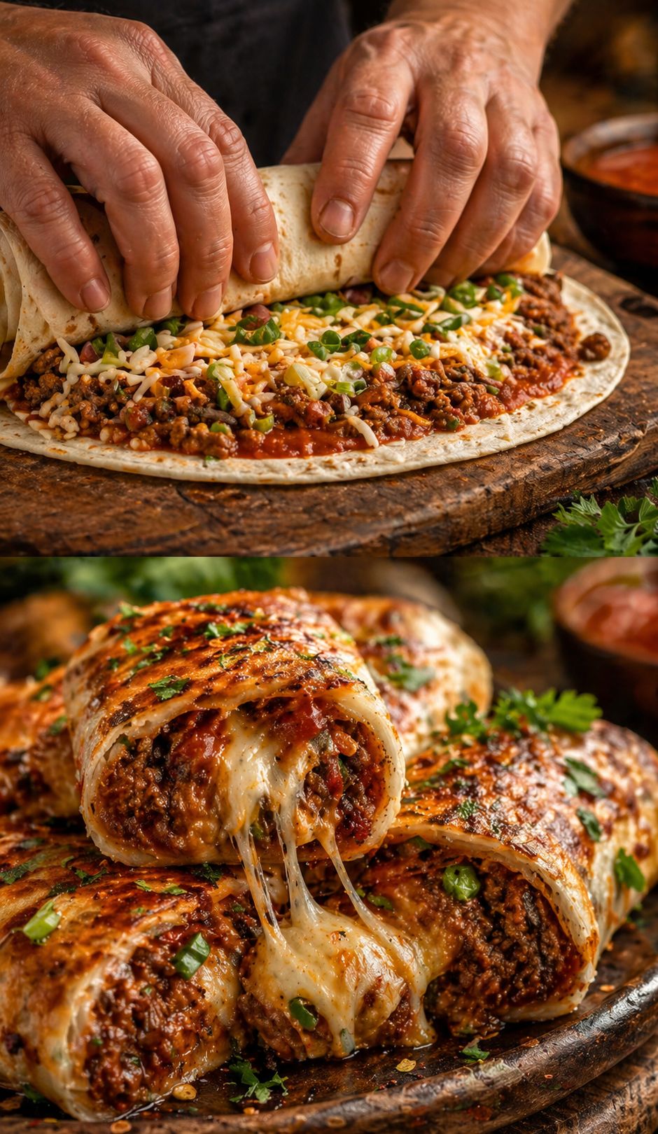 Cheeseburger Wraps