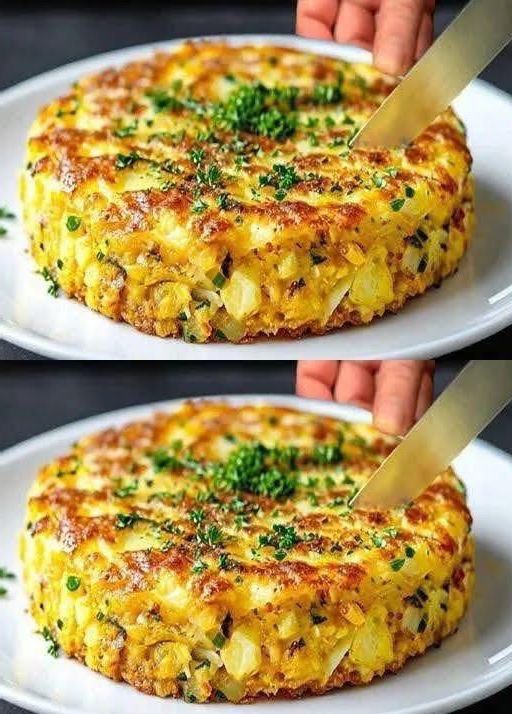 Potato Egg Skillet Cake