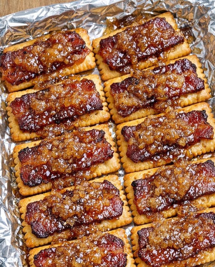 Brown Sugar Bacon Crackers