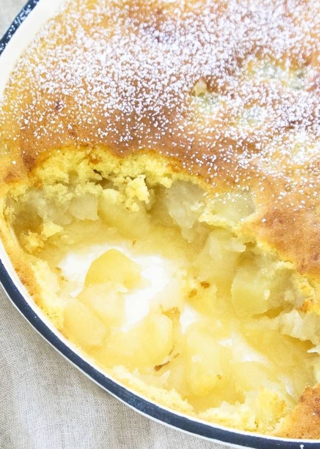 Quick Apple Sponge