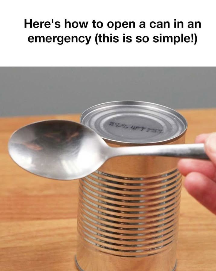 How to Open a Can Without a Can Opener