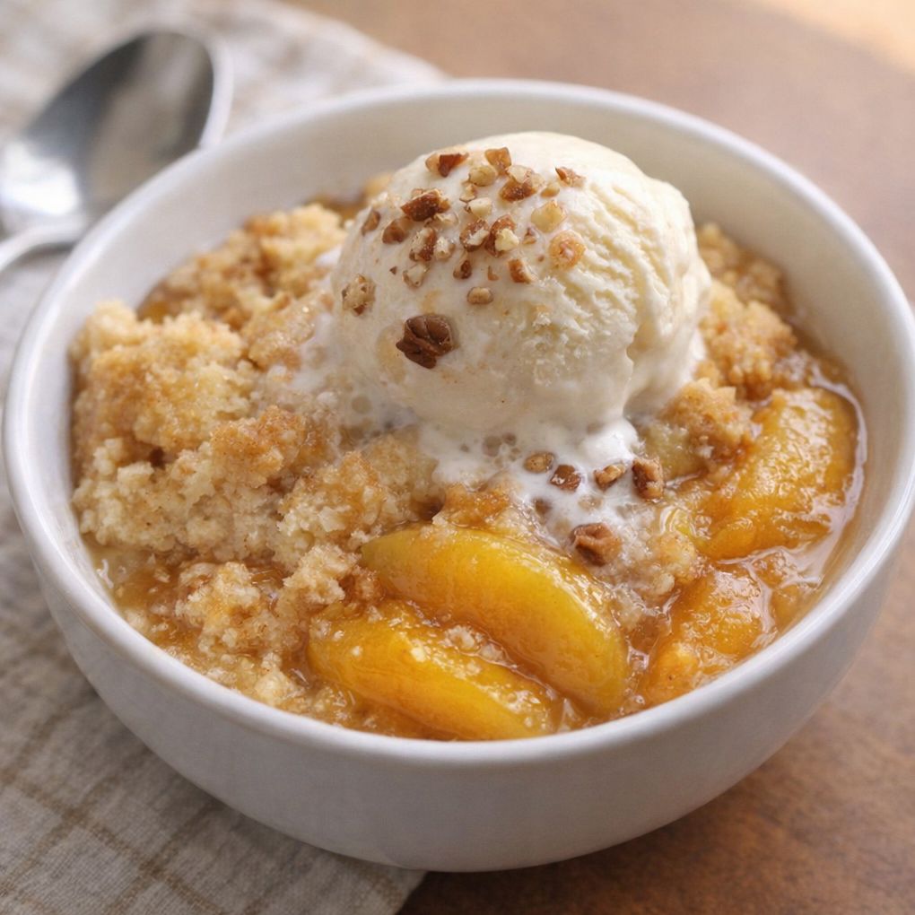 Poor Man’s Peach Cobbler