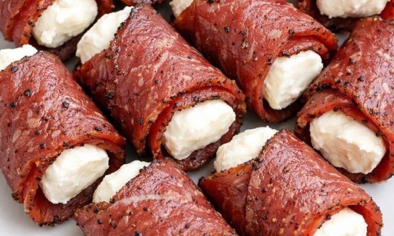 Low Carb 3-Ingredient Pastrami Cheese Bites