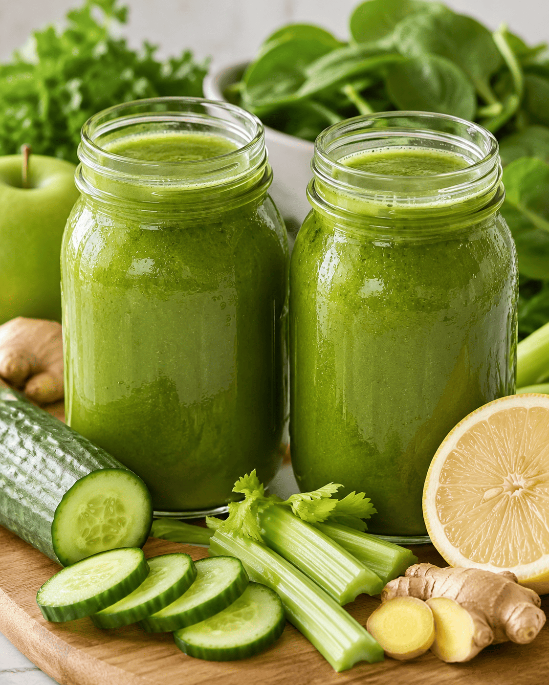 green wellness drink recipe