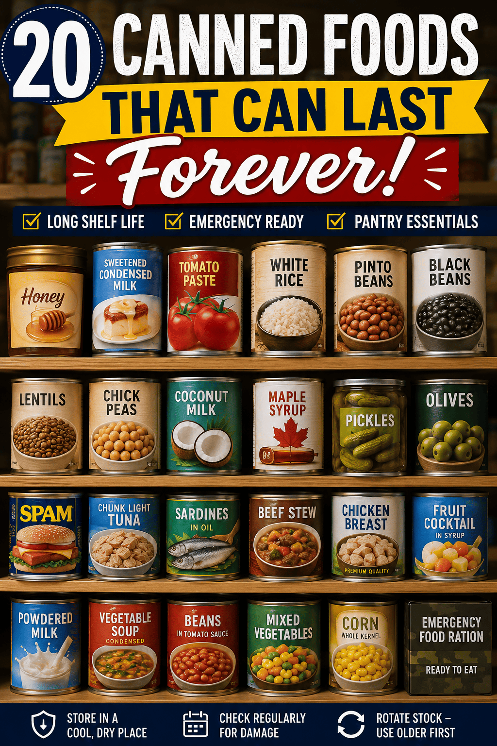 Canned Foods That Last Forever
