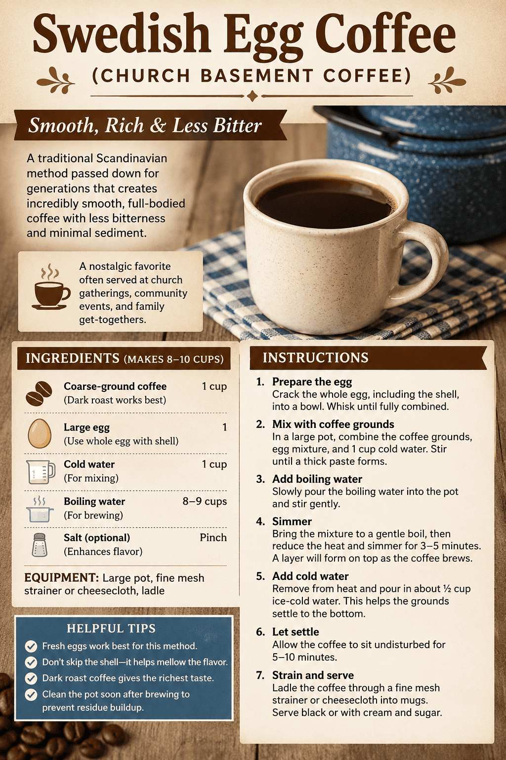 Swedish Egg Coffee