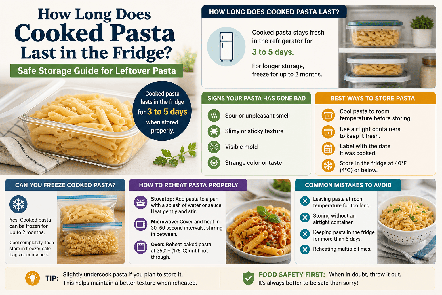 How Long Does Cooked Pasta Last in the Fridge