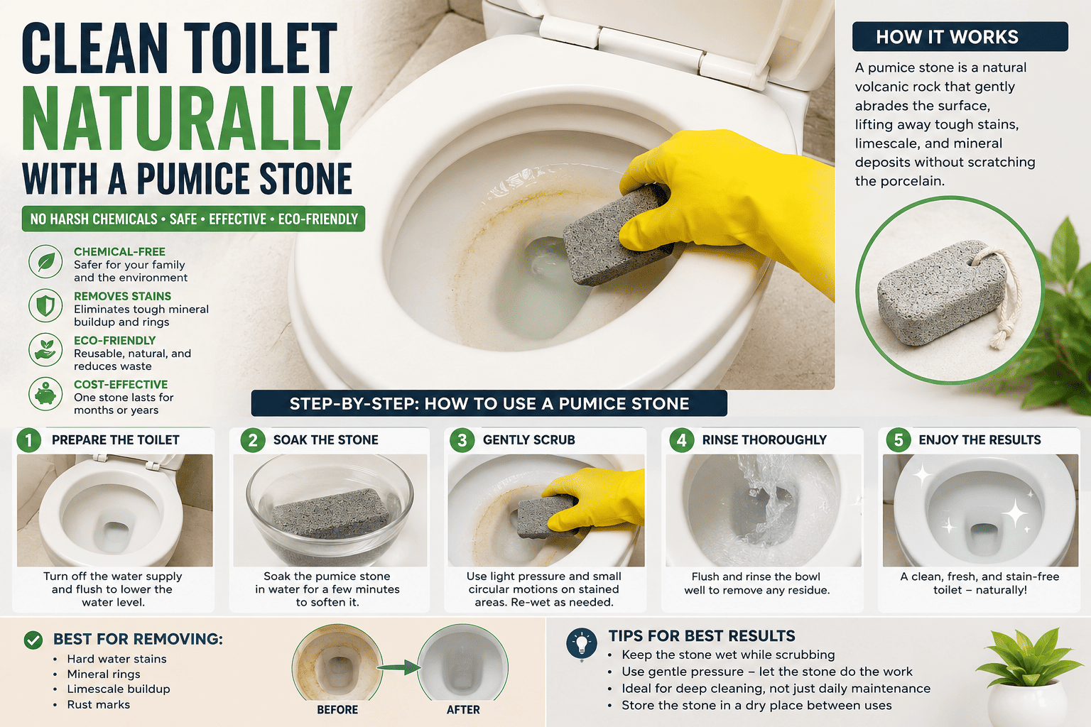 pumice stone toilet cleaning