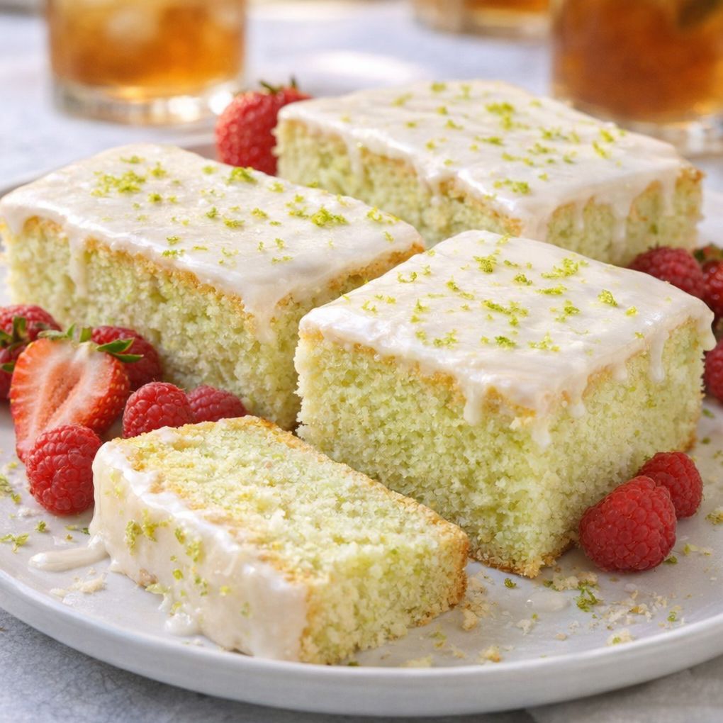 4-Ingredient Key Lime Cake
