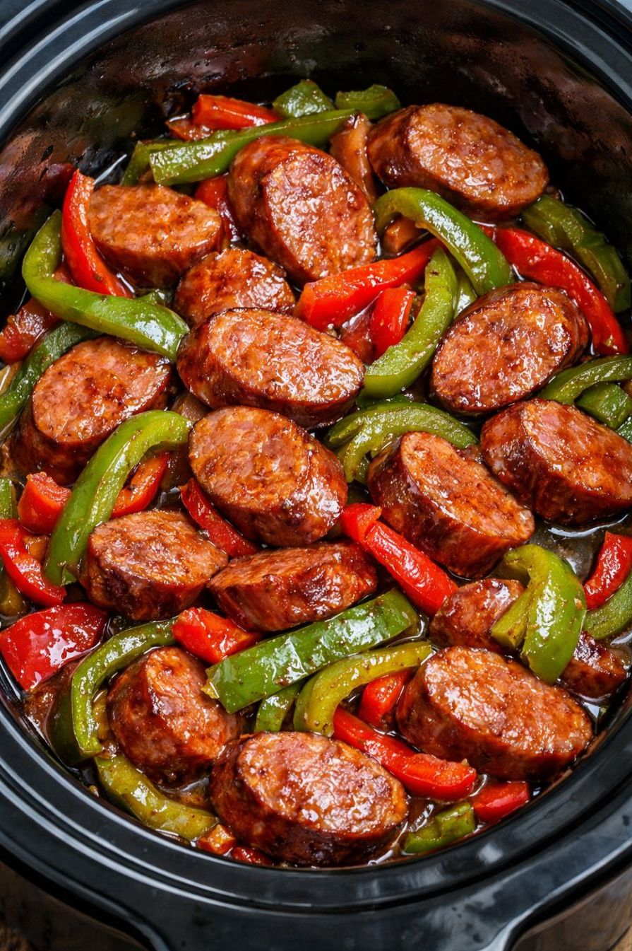 Amish Sausage and Peppers