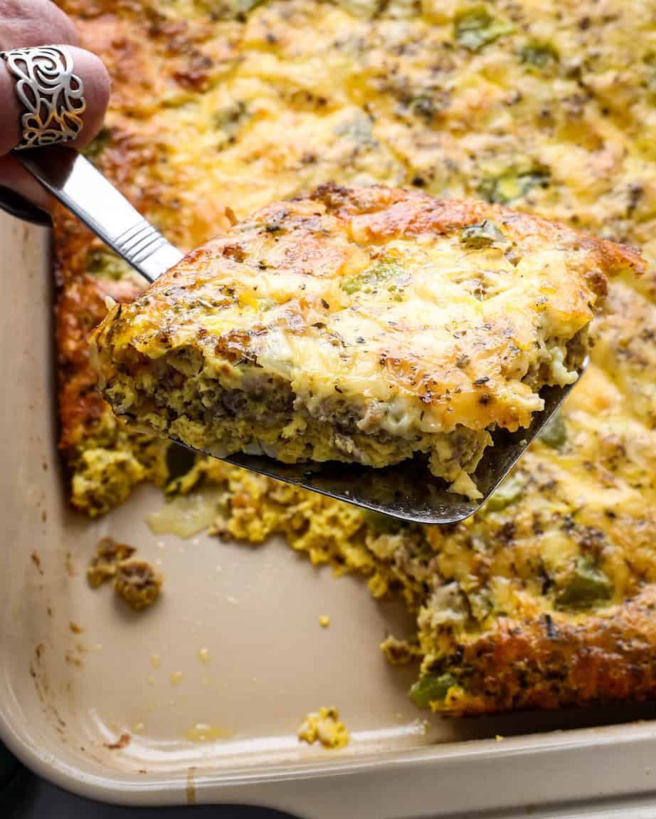 Sausage Egg and Cheese Casserole