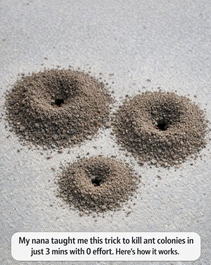 My Nana’s 3-Minute Ant Trick: The Simple Homemade Solution That Actually Works