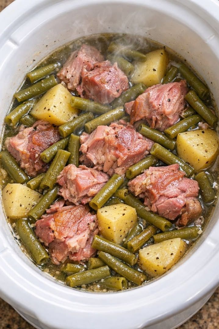 Amish Ham and Green Beans