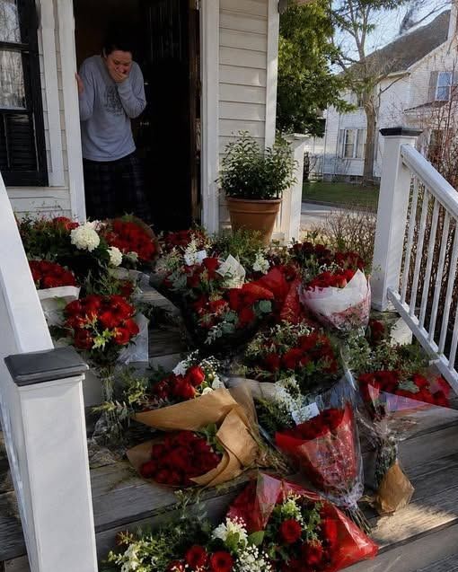 hundred roses on porch