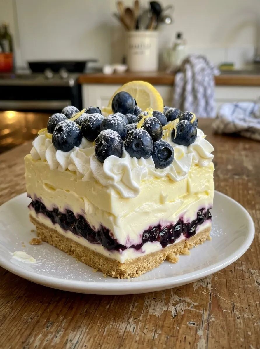 Lemon Blueberry Layered Delight
