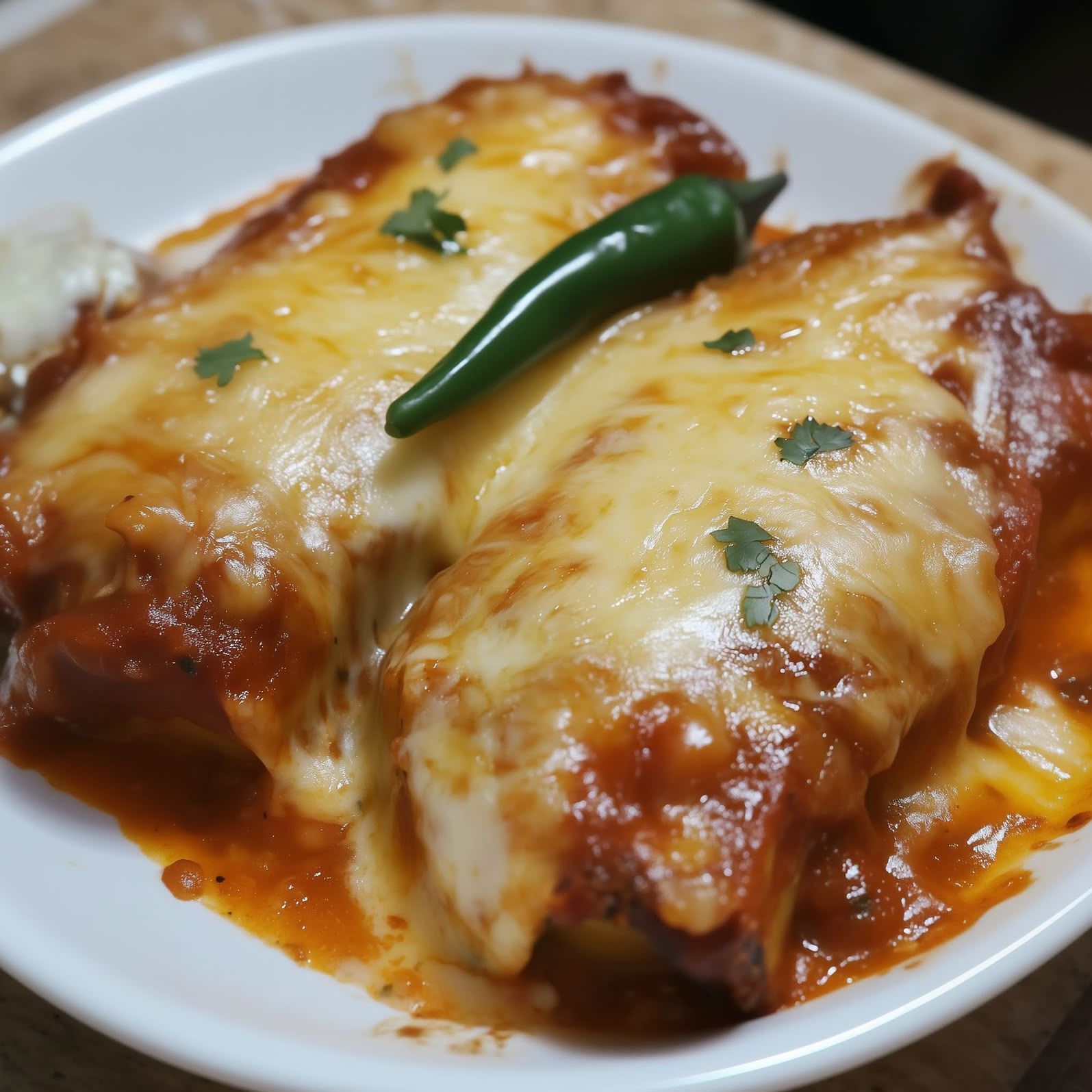 Cheesy Chicken Enchiladas