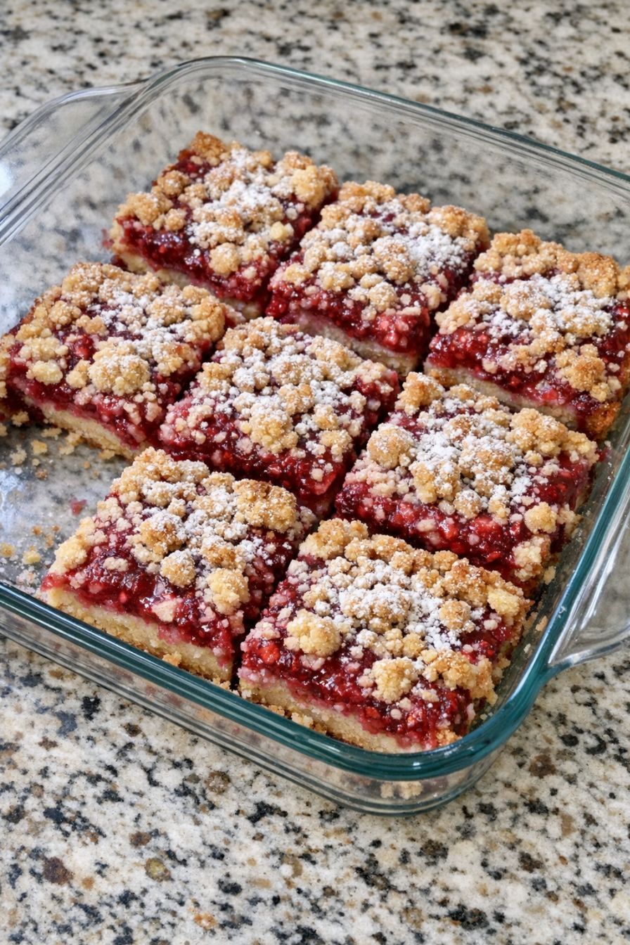 Raspberry Cream Cheese Bars
