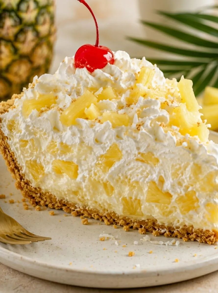 No-Bake Pineapple Pie